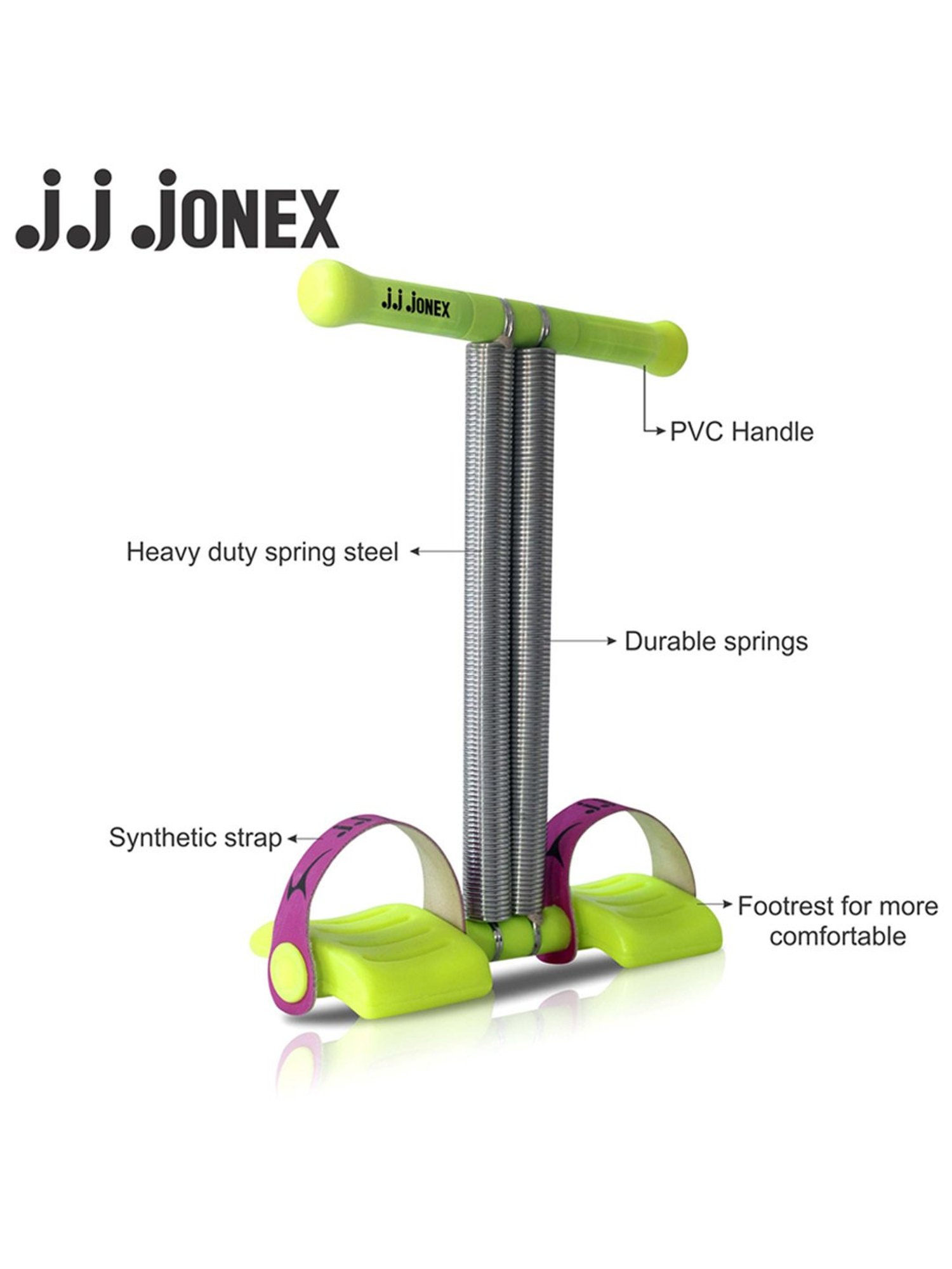 JJ Jonex Double Spring Slim Trim Abs Exerciser Body Toner Multipurpose Fitness Equipment (Green)