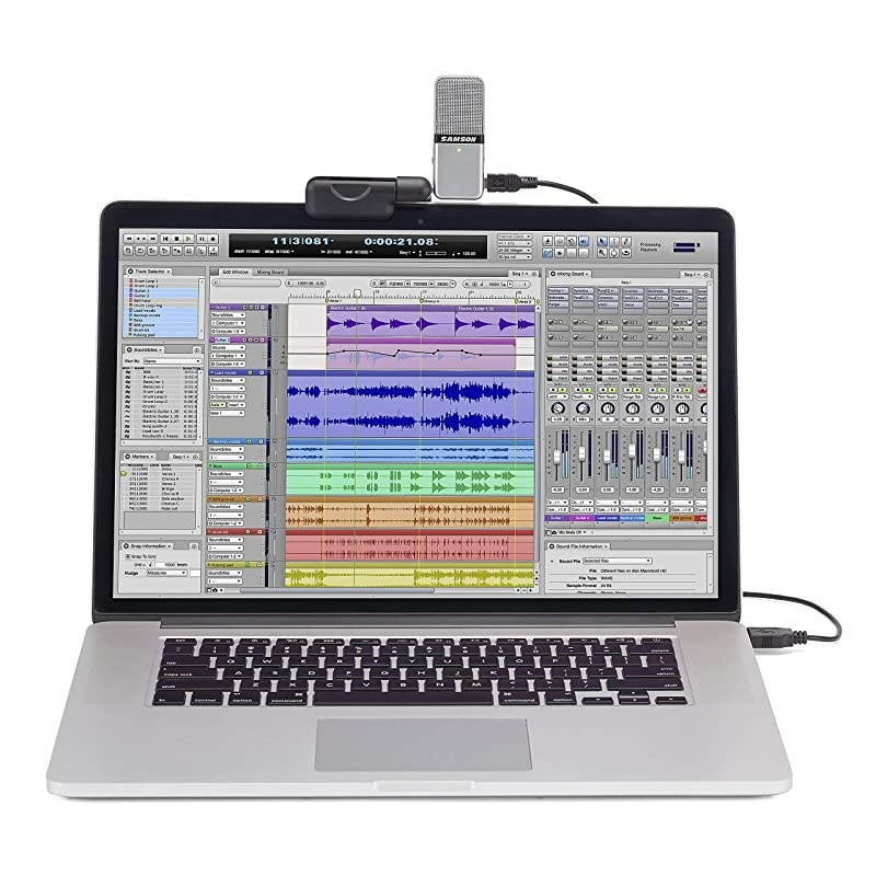 Go Mic Portable USB Condenser Microphone for Recording and Streaming on Computers SAGOMIC