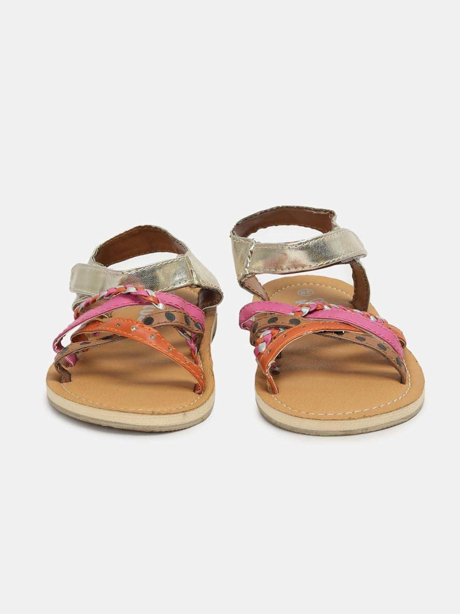 MINIKLUB Girls Multicolor Party & Club Wear Sandal
