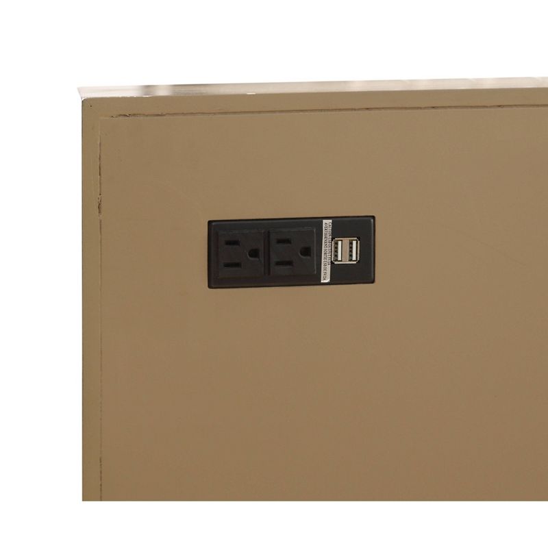 Brunswick 3 Drawer Chest Powdered Brown - Treasure Trove Accents