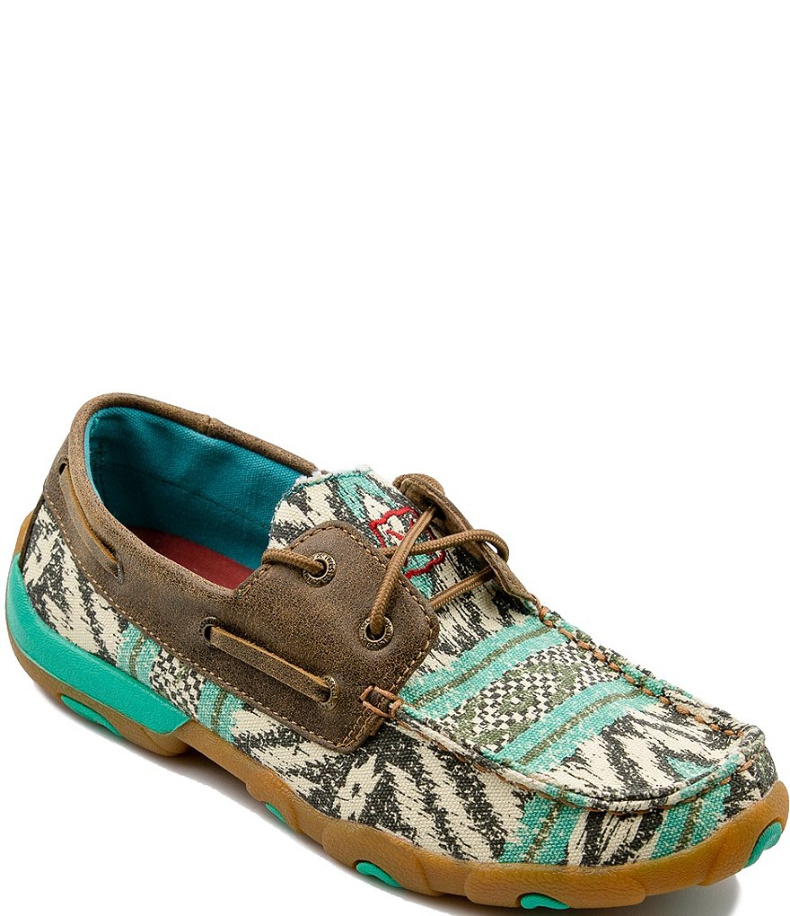 Twisted X Women's Printed Boat Driving Mocs