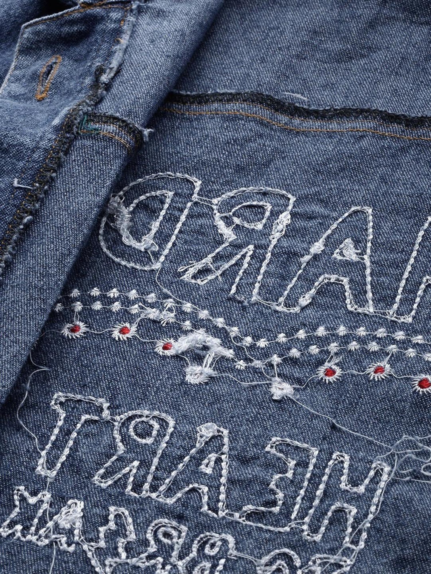 VOXATI Blue Regular Fit Denim Jacket