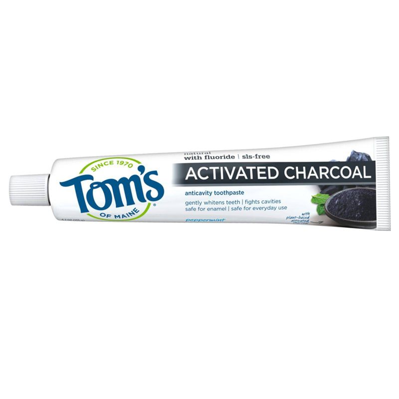 Tom's Of Maine Anti-cavity Toothpaste Charcoal - 3pk