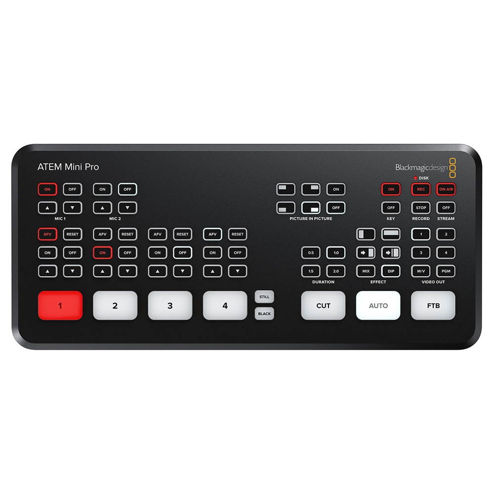 Blackmagic Design ATEM Mini Pro HDMI Switcher with SKB iSeries Case, HDMI Cable & 10-Pack Straps