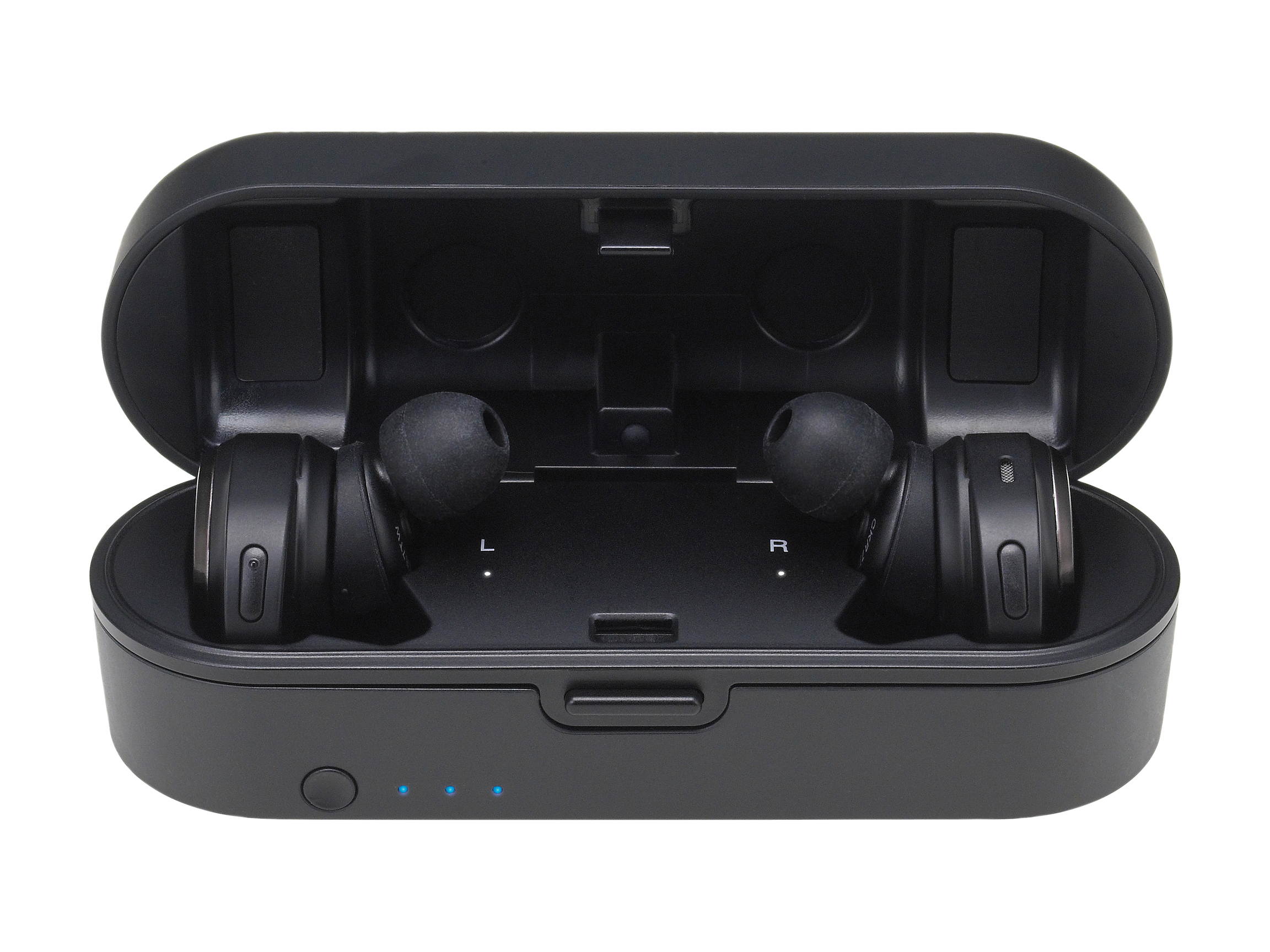 Audio-Technica ATH-CKR7TW True Wireless In-Ear Headphones - Stereo - Wireless - Bluetooth/RF - 32.8 ft - 16 Ohm - 5 Hz - 45 kHz - Earbud - Binaural - In-ear - Omni-directional, Condenser ...