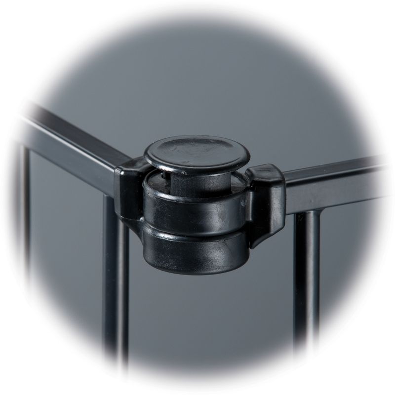 KidCo Auto Close Hearth Baby Gate with Two 24" Extensions (Total width up to 176") - Black