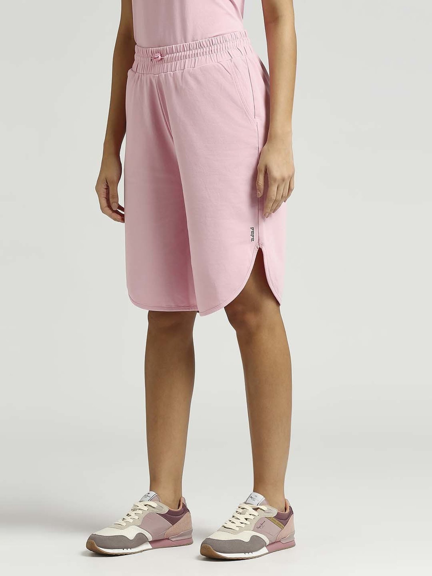 Pepe Jeans Pink Cotton Shorts