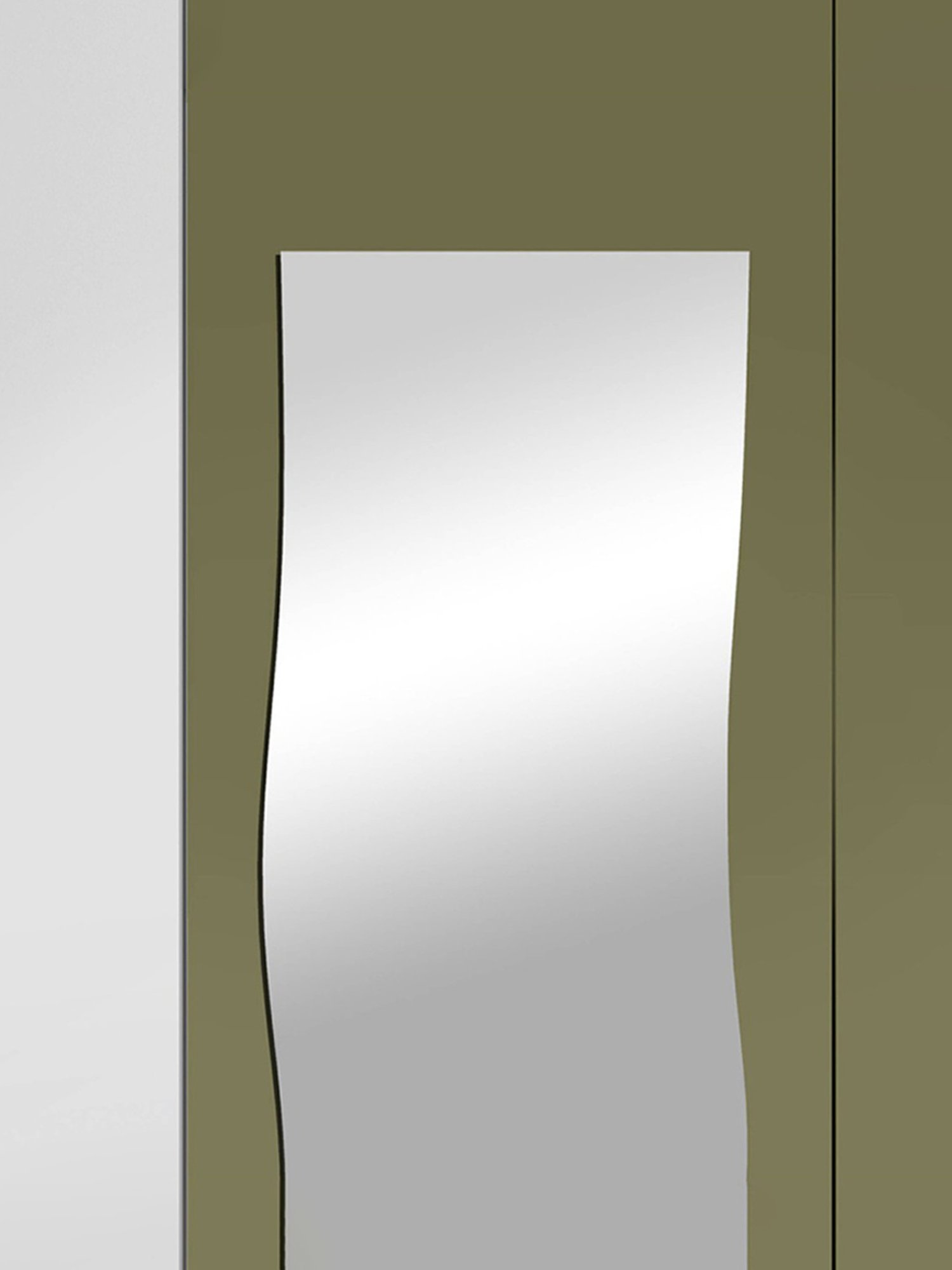 Godrej Interio Ewa Brown Engineered Wood 4 Door Wardrobe