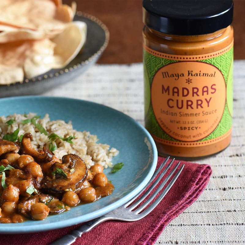 Maya Kaimal Madras Curry Simmer Sauce -12.5oz