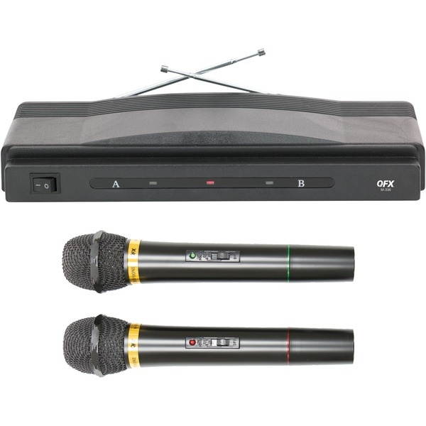 QFX M336 / M-336 / M-336 Twin Pack Wireless Dynamic Professional Microphone