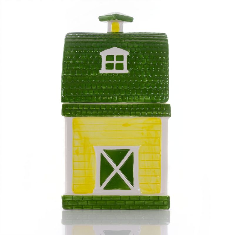 John Deere 12 Inch Durastone Farm House Cookie Jar
