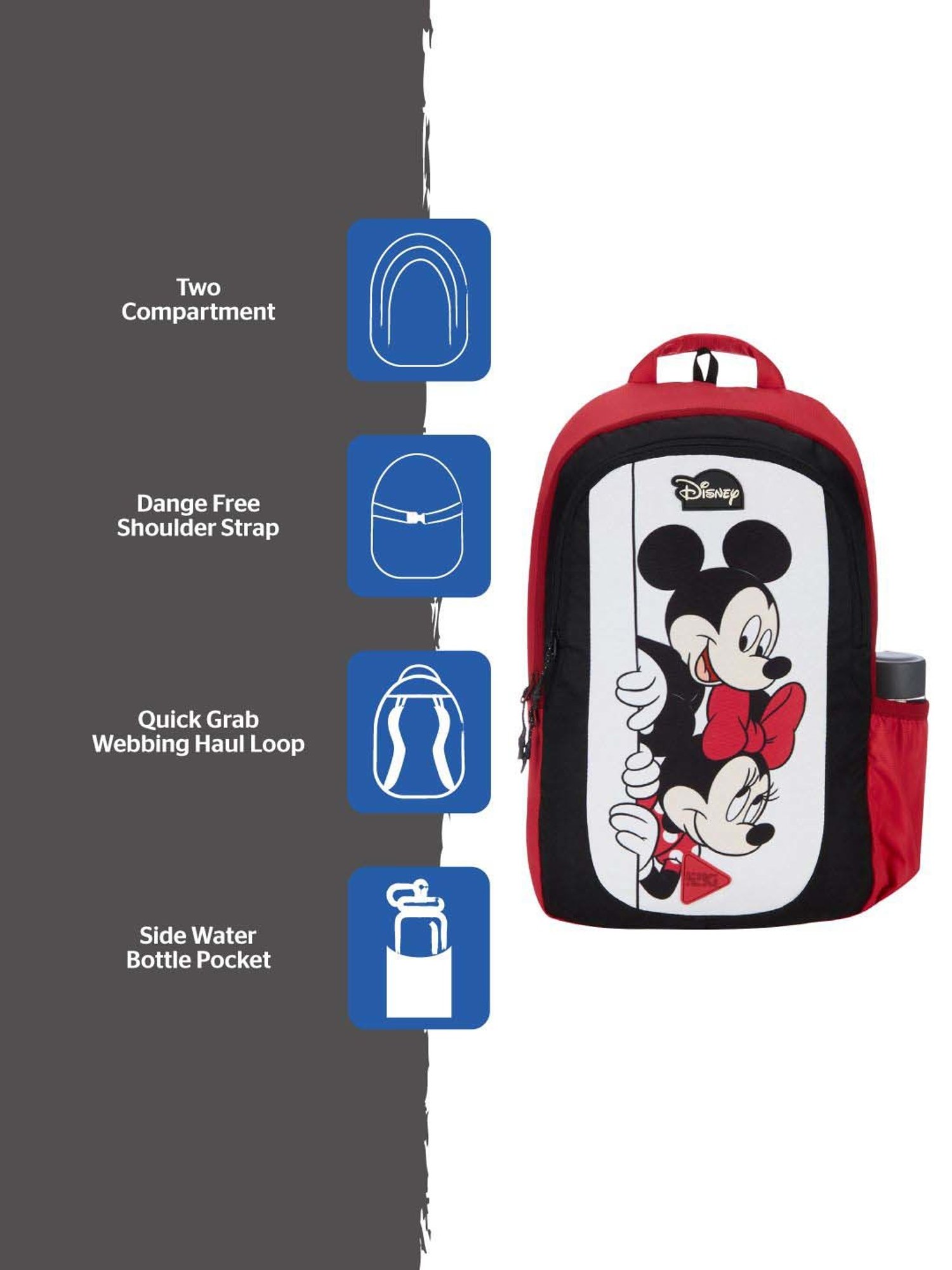 Wiki Wiki Champ_2 15 Ltrs Red Medium Backpack