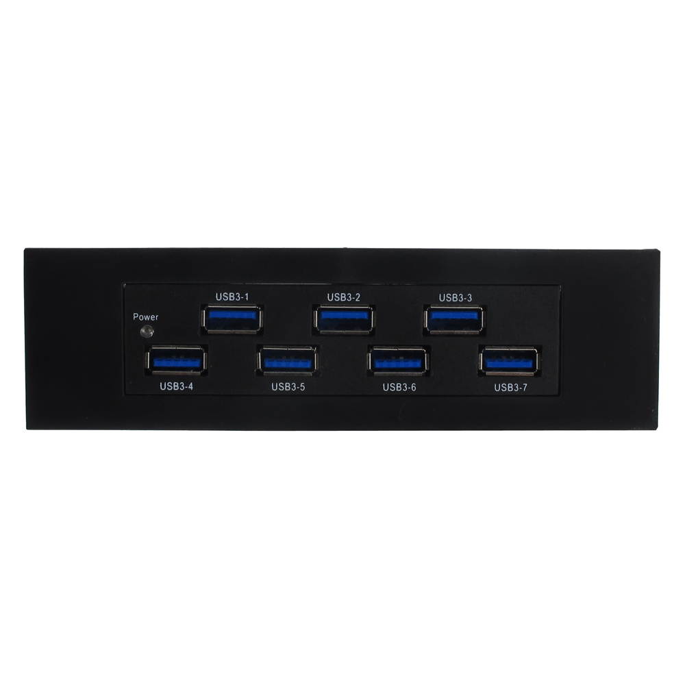 Sedna Internal USB 3.0 7 Port Hub ( 3.5" Floppy Bay with 5.25" DVD ROM Mounting Kit  )