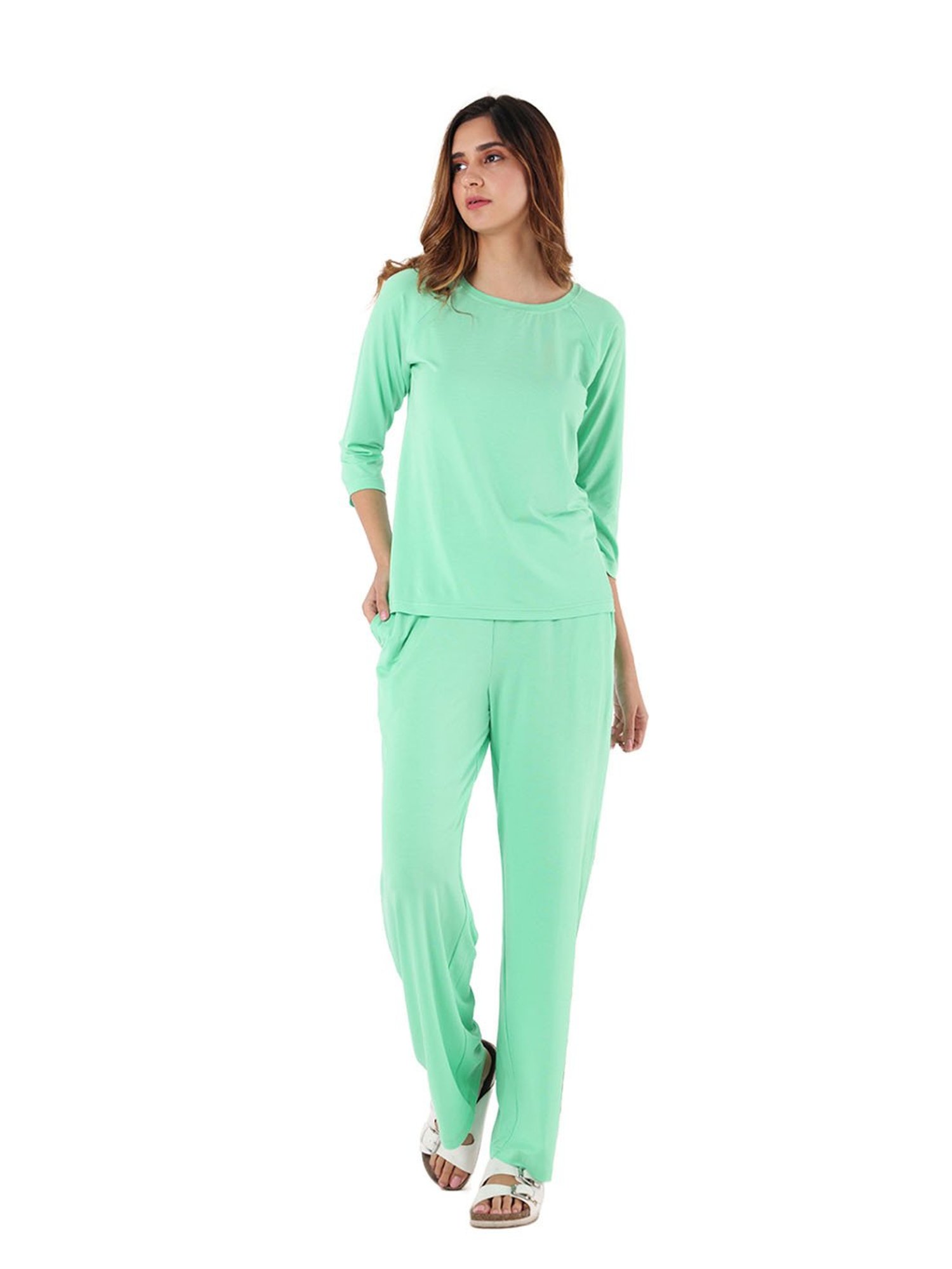 Nite Flite Mint T-Shirt With Pyjamas