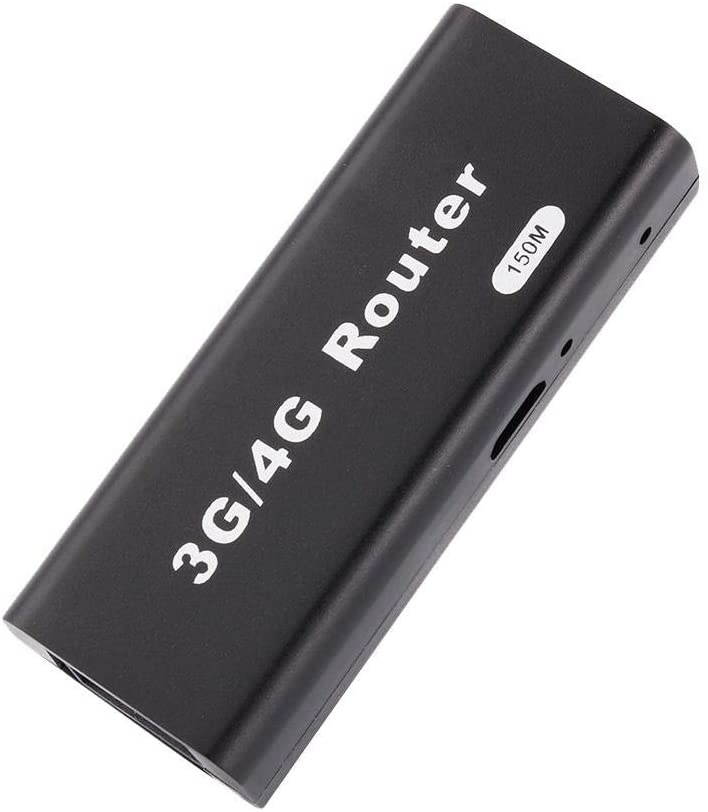Mini WiFi Router USB Wireless Router Portable Mini 3G/4G WiFi Router 150Mbps Compatible with All The Operating System Plug and Play (Black)