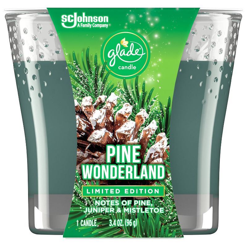 Glade Jar Candle Pine Wonderland - 3.4oz