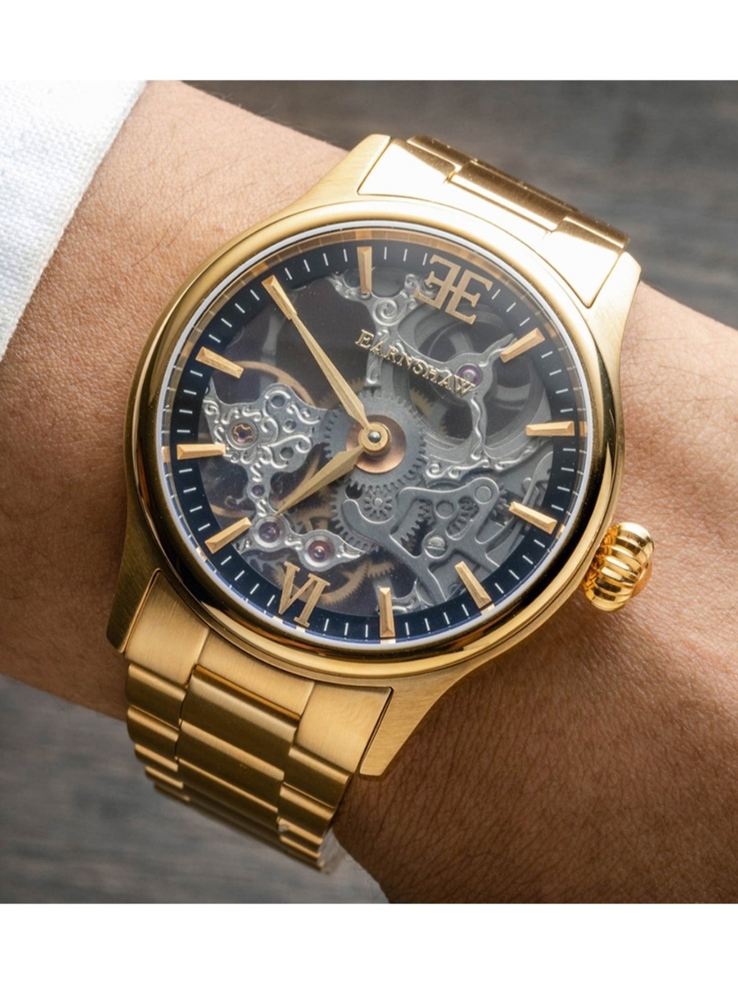 EARNSHAW ES-8061-22 Bauer Shadow Analog Watch for Men