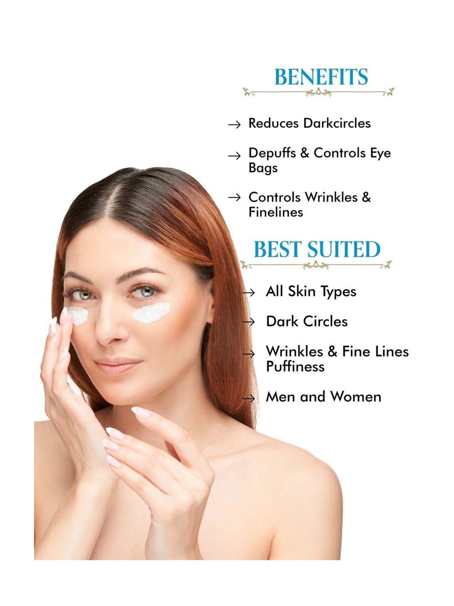 TAC - The Ayurveda Co. Collagen Boosting Under Eye Gel Creme - 30 gm