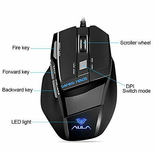 AULA Backlit  Mouse Combo  and  Gaming Keyboard  with Adjustable Backlight
