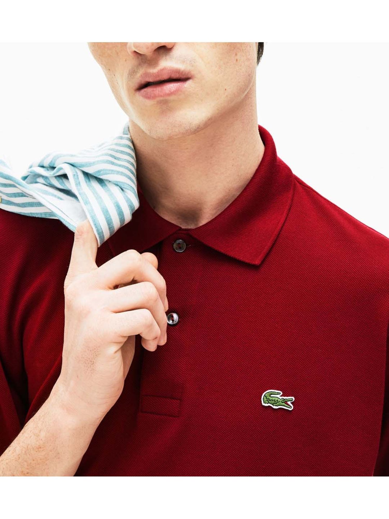 Lacoste Bordeaux L.12.12 Classic Fit Polo T-Shirt