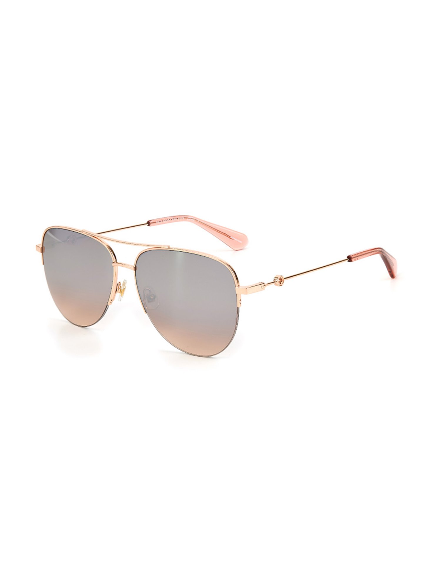 Kate Spade Silver Aviator Sunglasses For Women