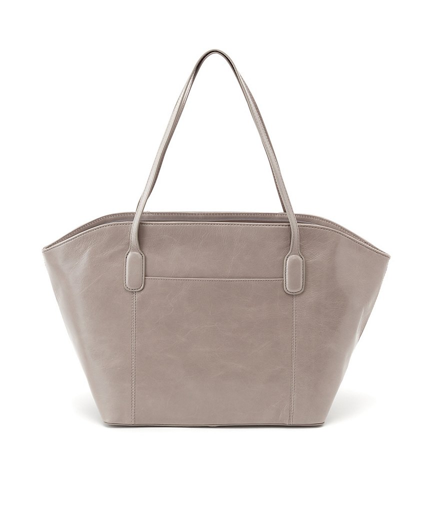 HOBO Patti Shoulder Zip Top Grain Leather Tote Bag