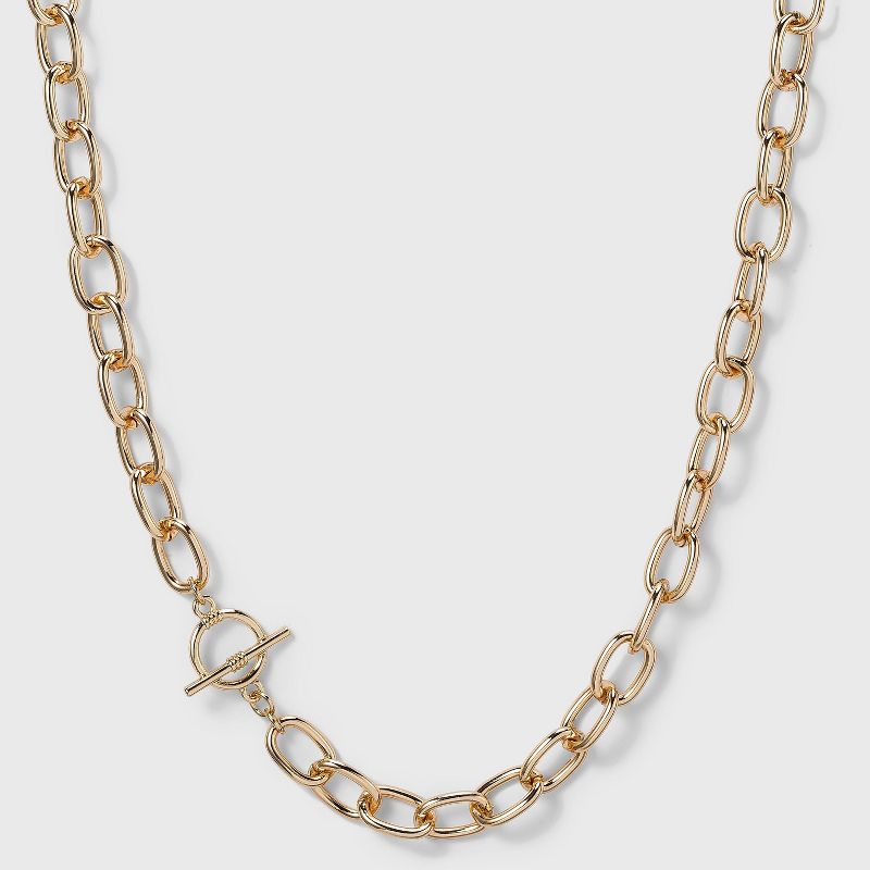 Toggle Chain Necklace - A New Day™ Gold