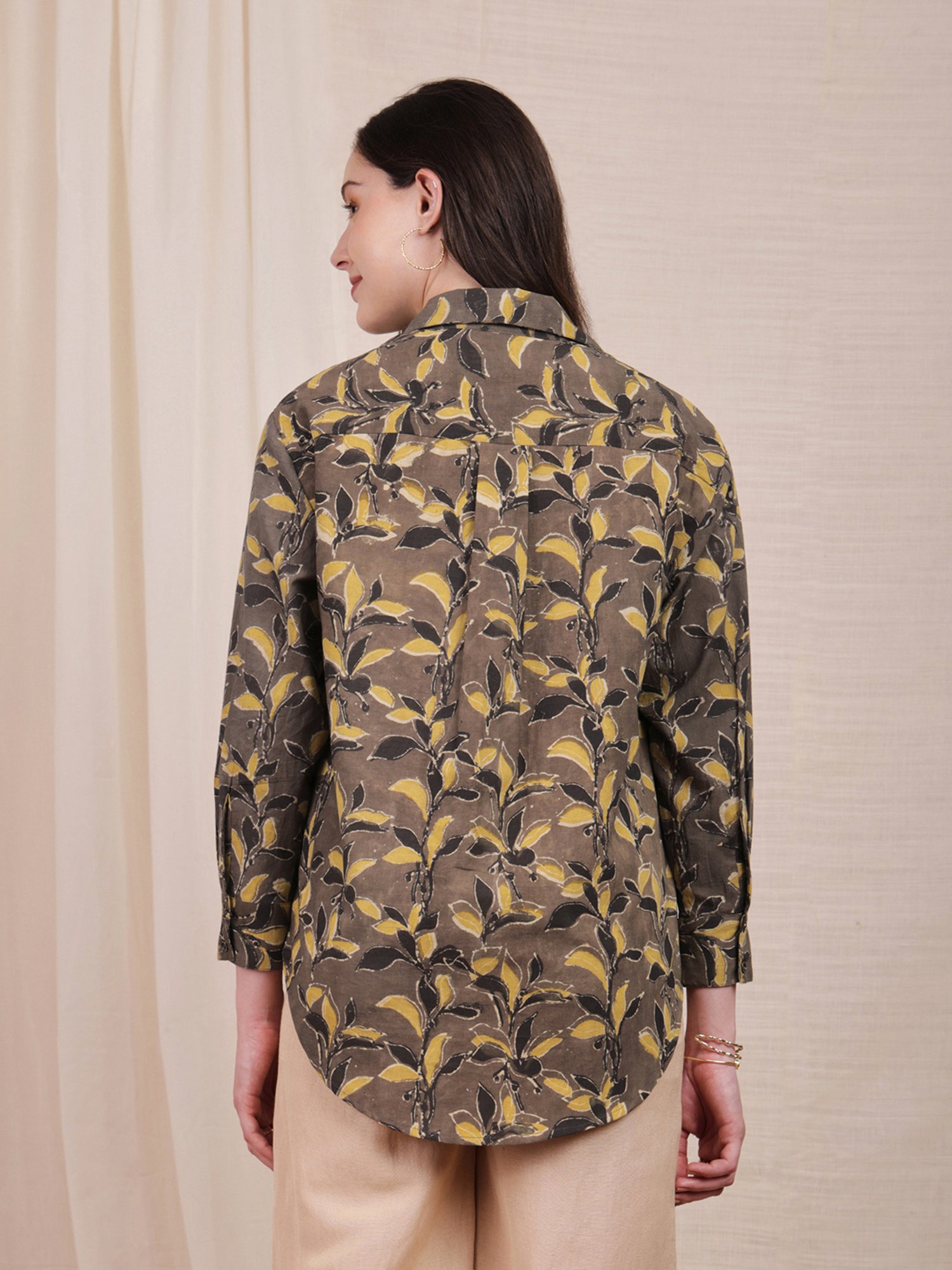 Pink Fort Brown Cotton Striped Shirt