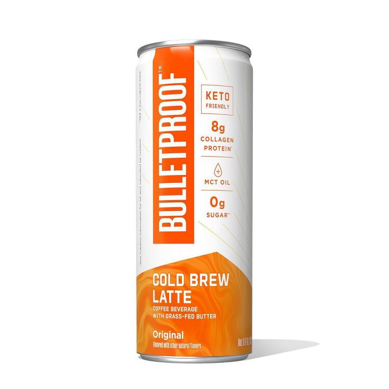 Bulletproof Cold Brew Coffee Original + Collagen - 4pk