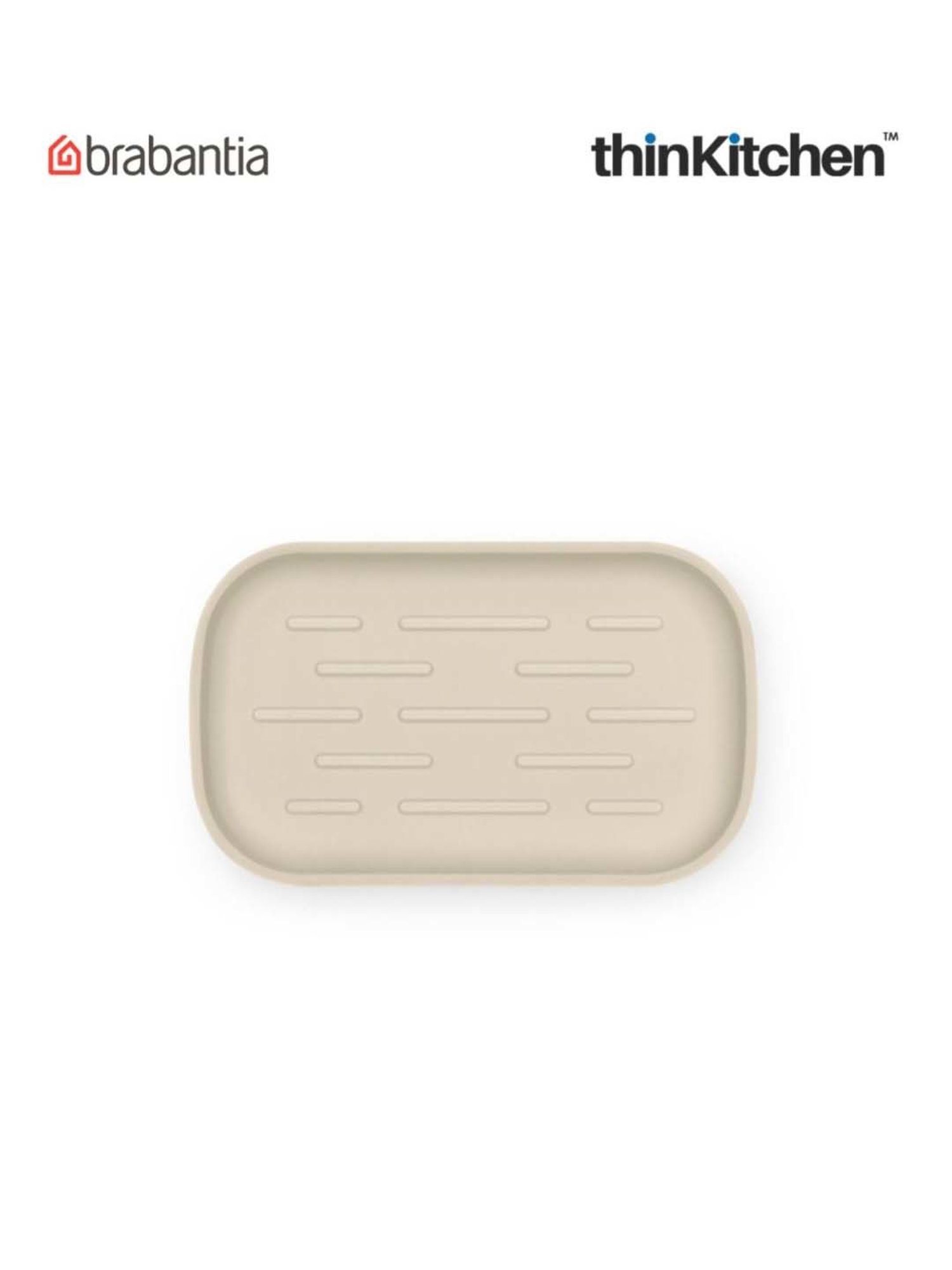 Brabantia Beige (Light Brown) Plastic Renew Soap Dish