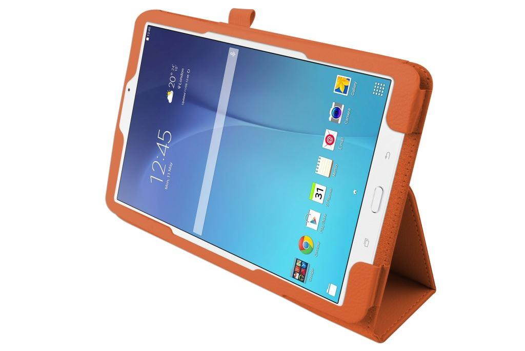 Hellfire Trading Magnetic PU Leather Case for Samsung Galaxy Tab E T560 9.6" - Light Blue