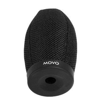 Movo WST140 Professional Premium Quality Ballistic Nylon Windscreen with Acoustic Foam Technology for Shotgun Microphones up to 12cm Long