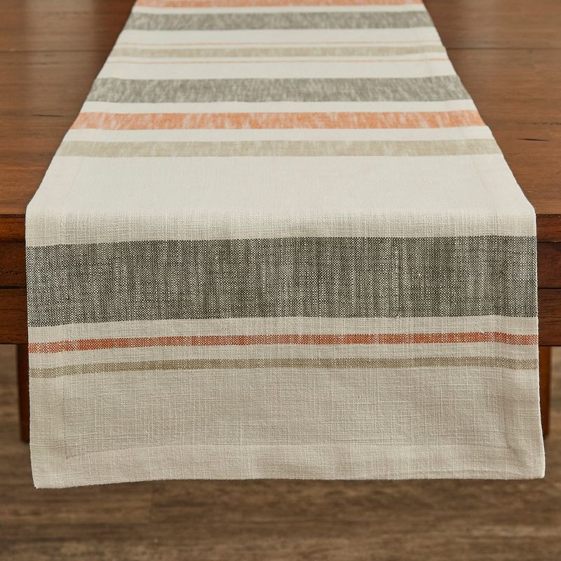 Split P Hayride Stripe Table Runner - 54"L - Off-White