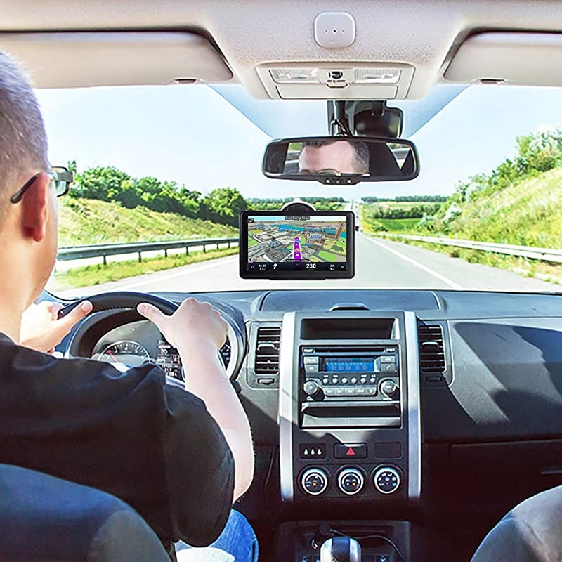 GPS for Car, Free Lifetime Map Update Navigation System for Cars, Portable Sat-Nav, Vehicle GPS Navigator