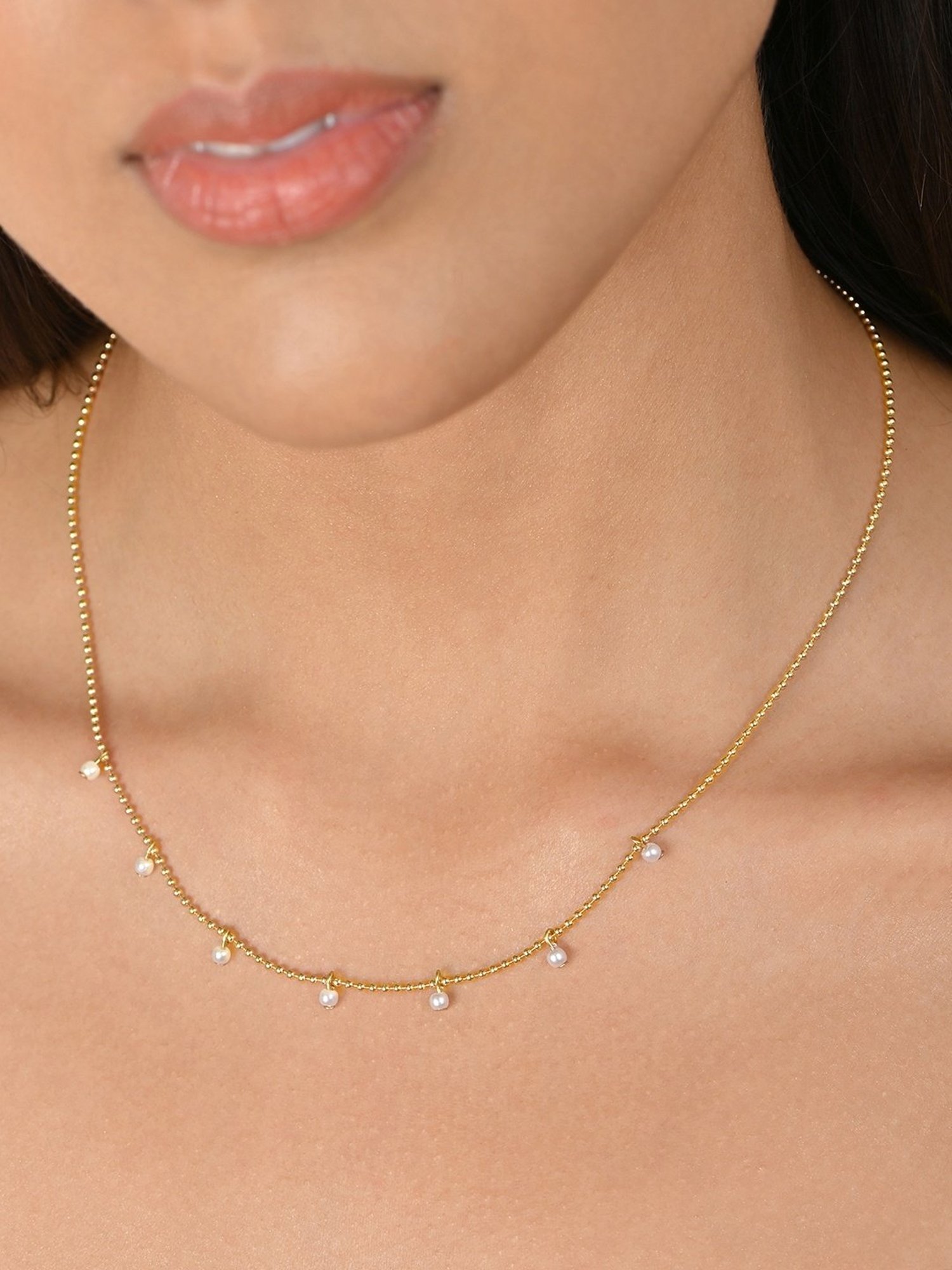 Toniq Gold-Plated Statement Choker Necklace