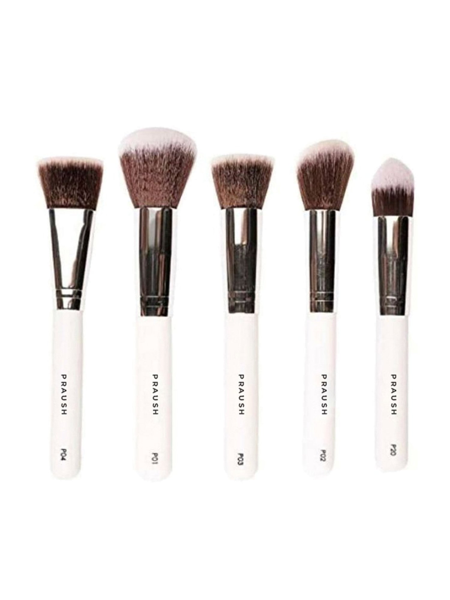 Praush Essentials Face Brush Set - 5 Pcs
