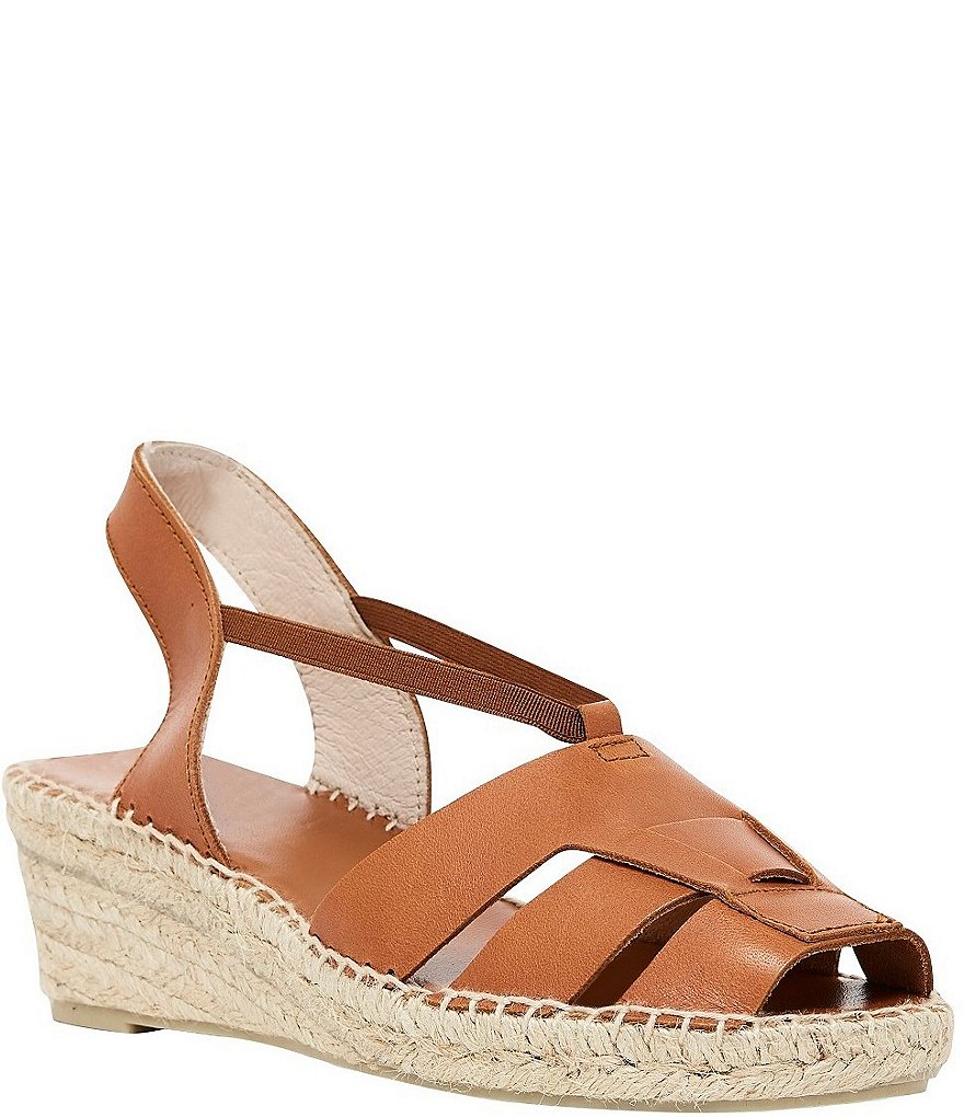 Andre Assous Dorit Leather Espadrille Sandals