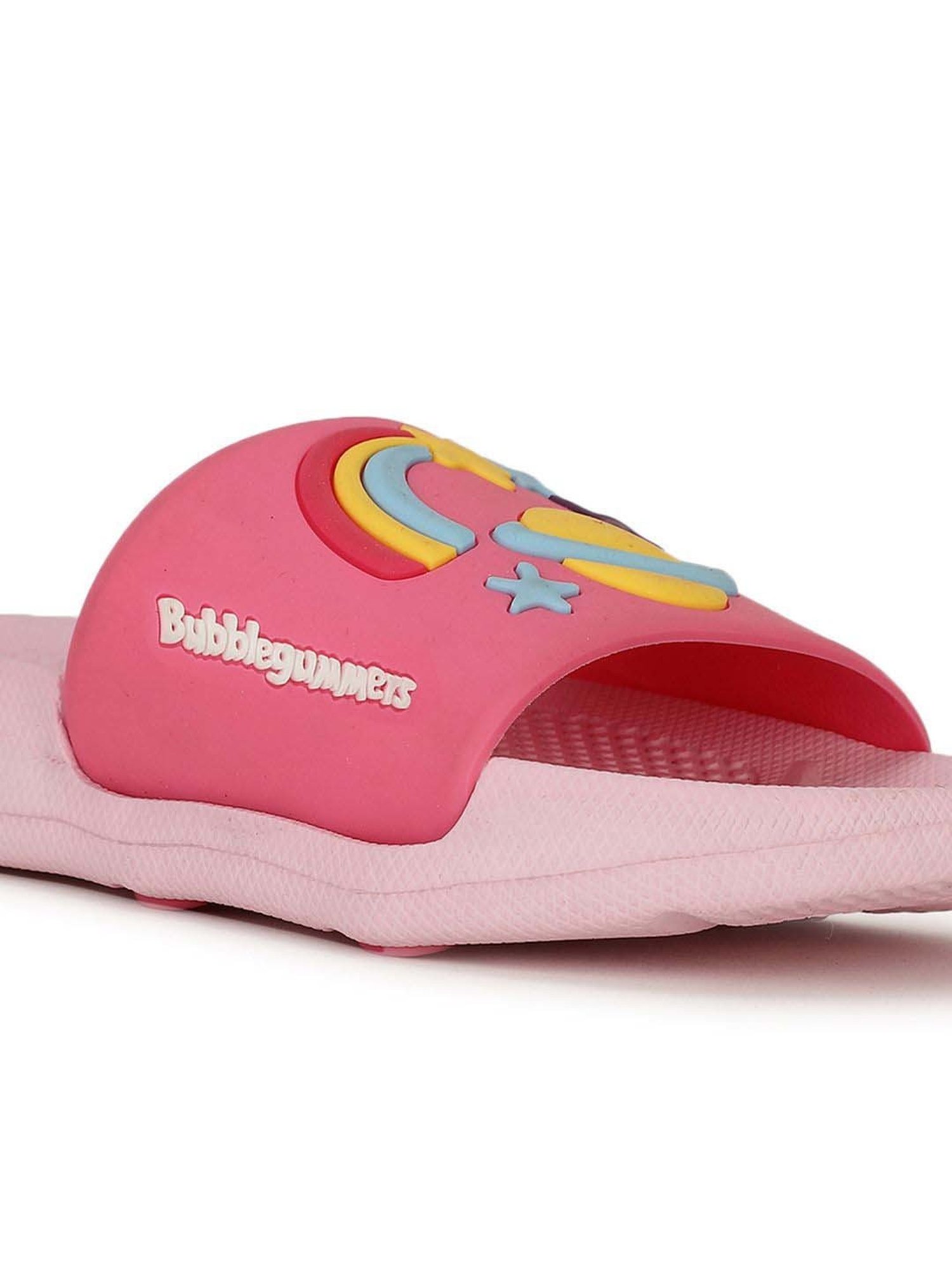 Passion Petals Kids Pink Sling Back Clogs