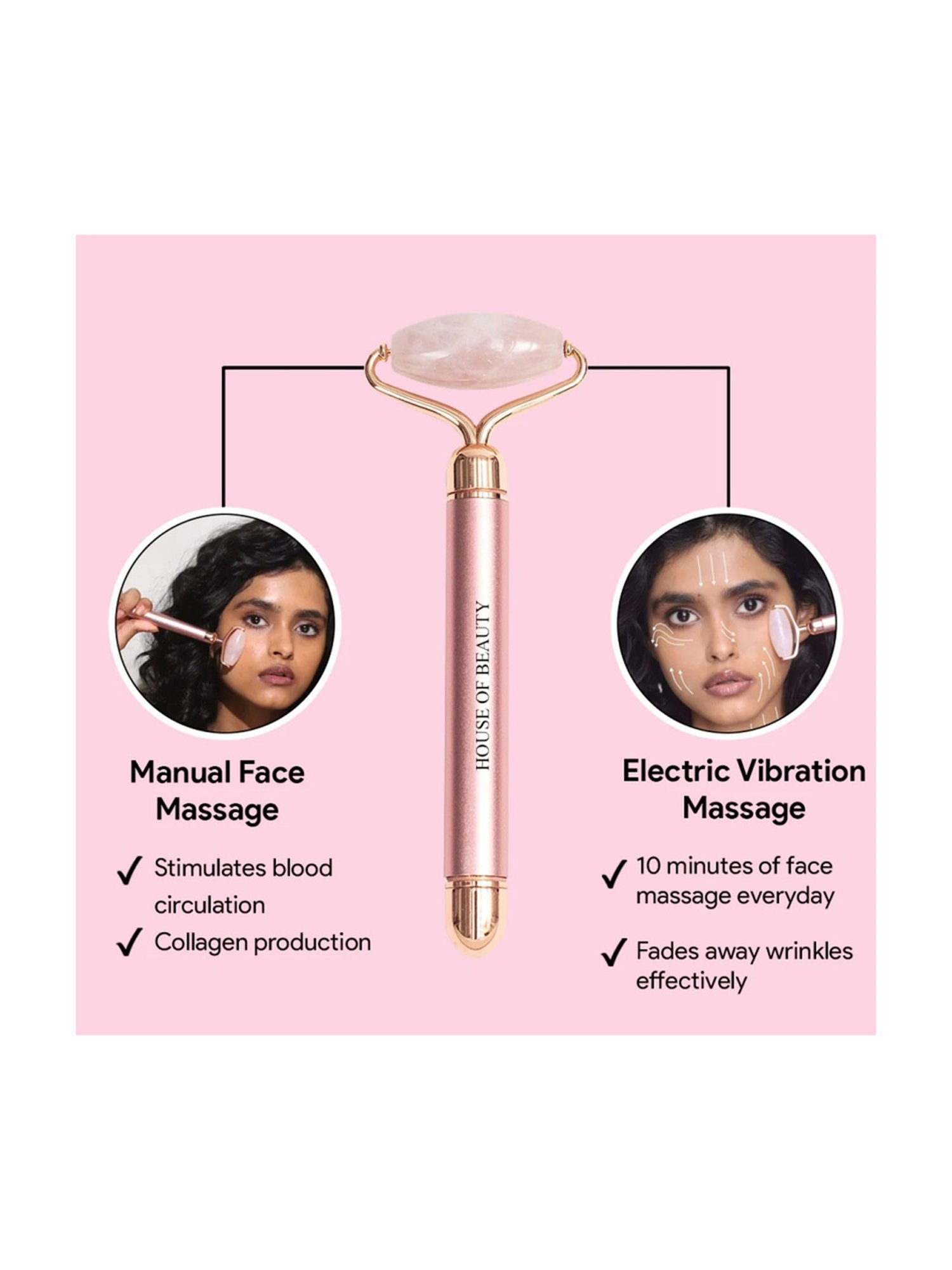 House of Beauty Electric Rose Quartz Kit