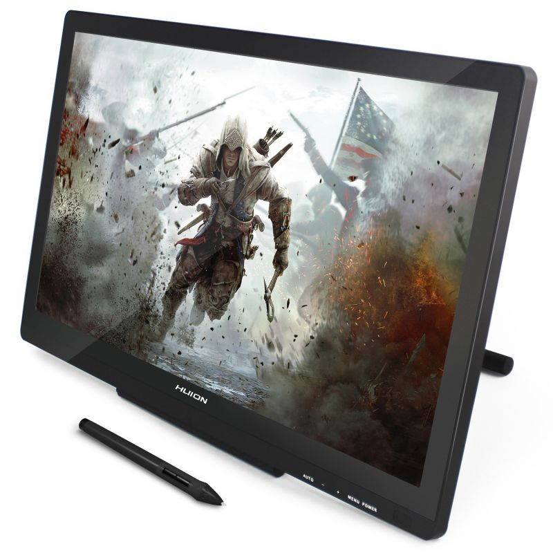 Huion KAMVAS GT-220 V2 with 8192 Pen Pressure Graphics Drawing Monitor Tablet Monitor 21.5 Inch HD 1920x1080 Pen Display-Black