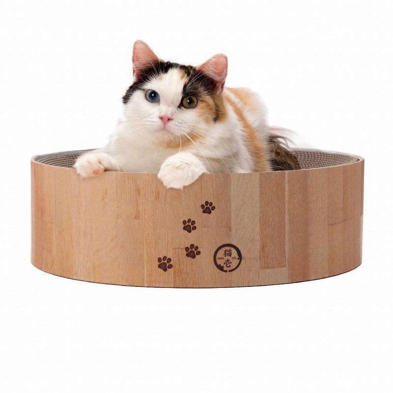 PETKIT Flying Fish Cat Scratcher - White/Blue