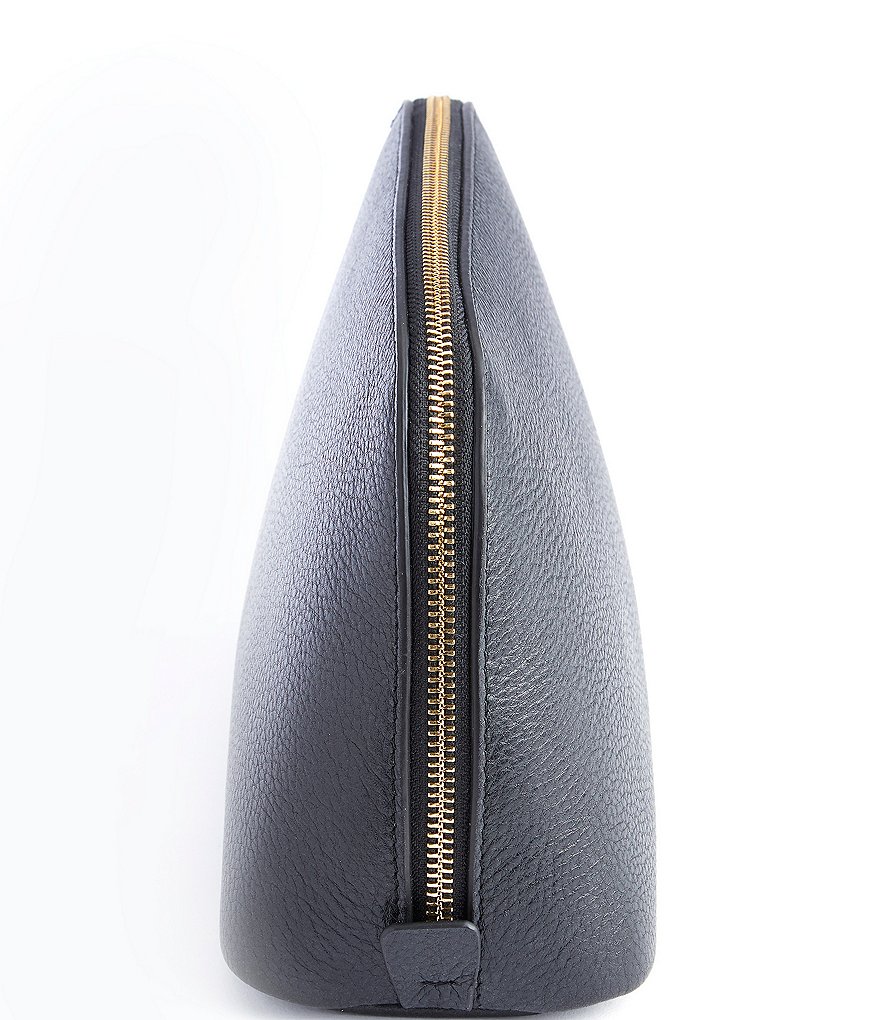 ROYCE New York Leather Large Cosmetic Bag