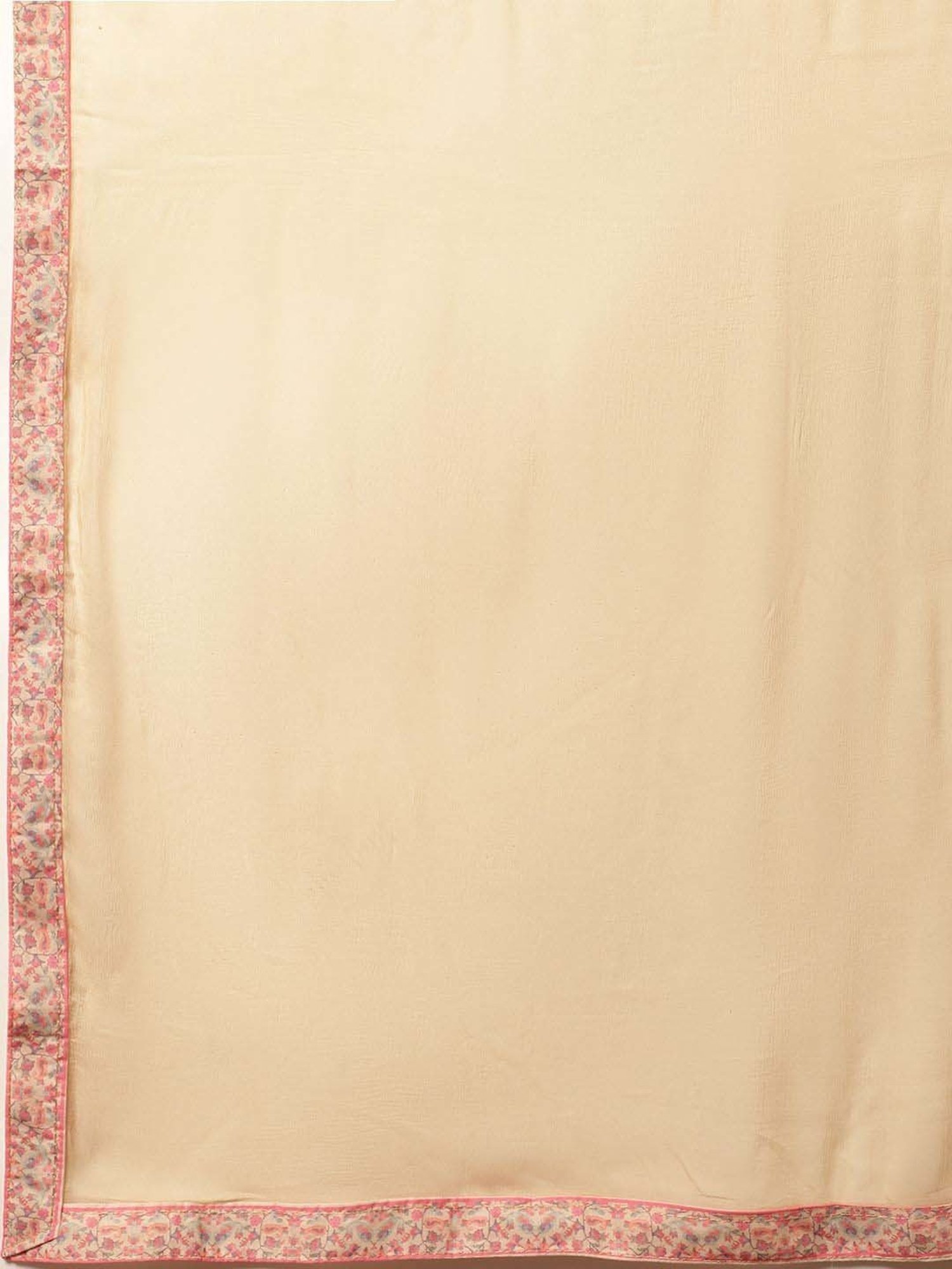 Stylee LIFESTYLE Beige Printed Unstitched Dress Material