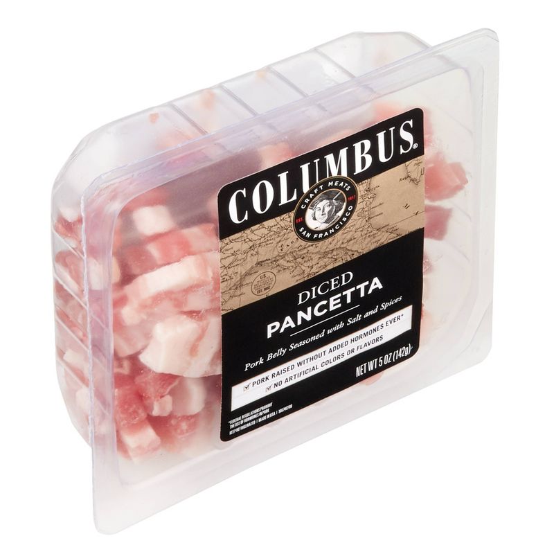 Columbus Diced Pancetta Deli Meats - 5oz