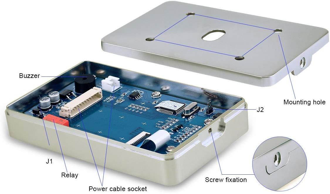 Retekess T-AC800 Access Control Keypad Access Touch Keypad RFID Keypad Wiegand Keypad 8000 User 125KHz Access Control Exit Button