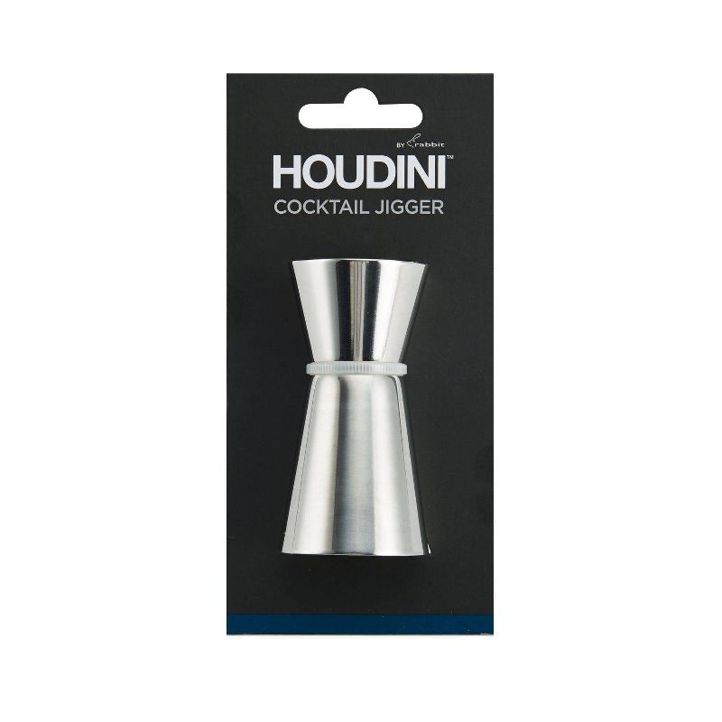 Houdini Stainless Steel Double Jigger (1.5oz/1oz)