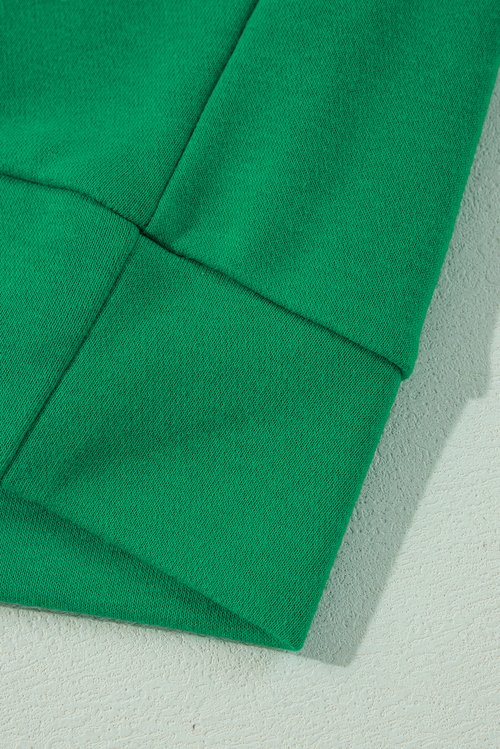 Green Sequin Christmas Candy Cane Graphic Pullover Sweatshirt