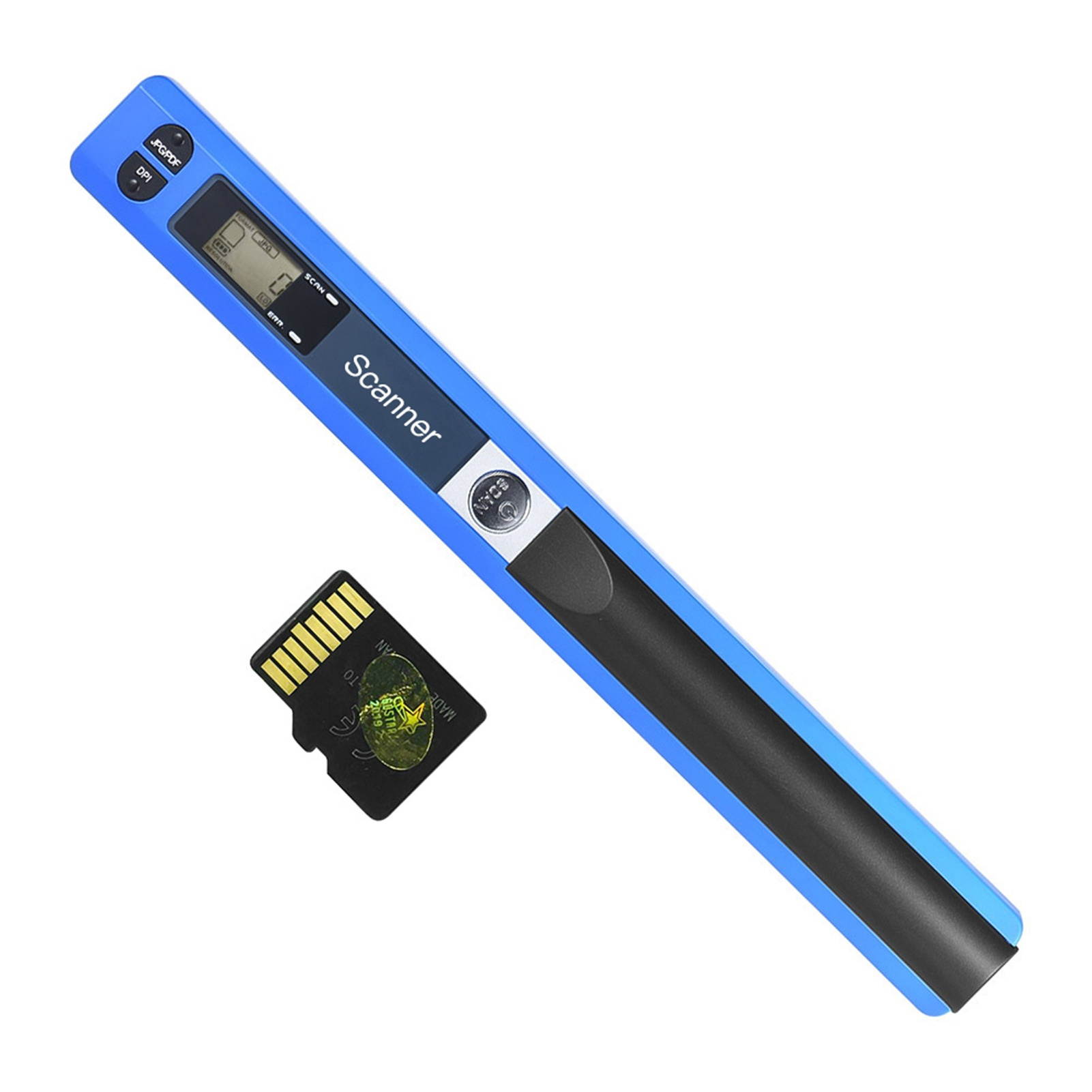 Portable Handheld Wand Wireless Scanner A4 Size 900DPI JPG/PDF Formate LCD Display with Protecting Bag and 8GB TF Card  for Business Document Reciepts Books Images