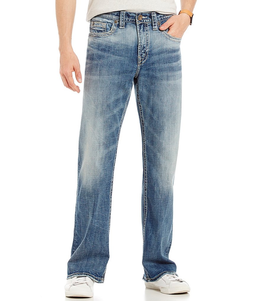American Eagle Blue Cotton Regular Fit Jeans