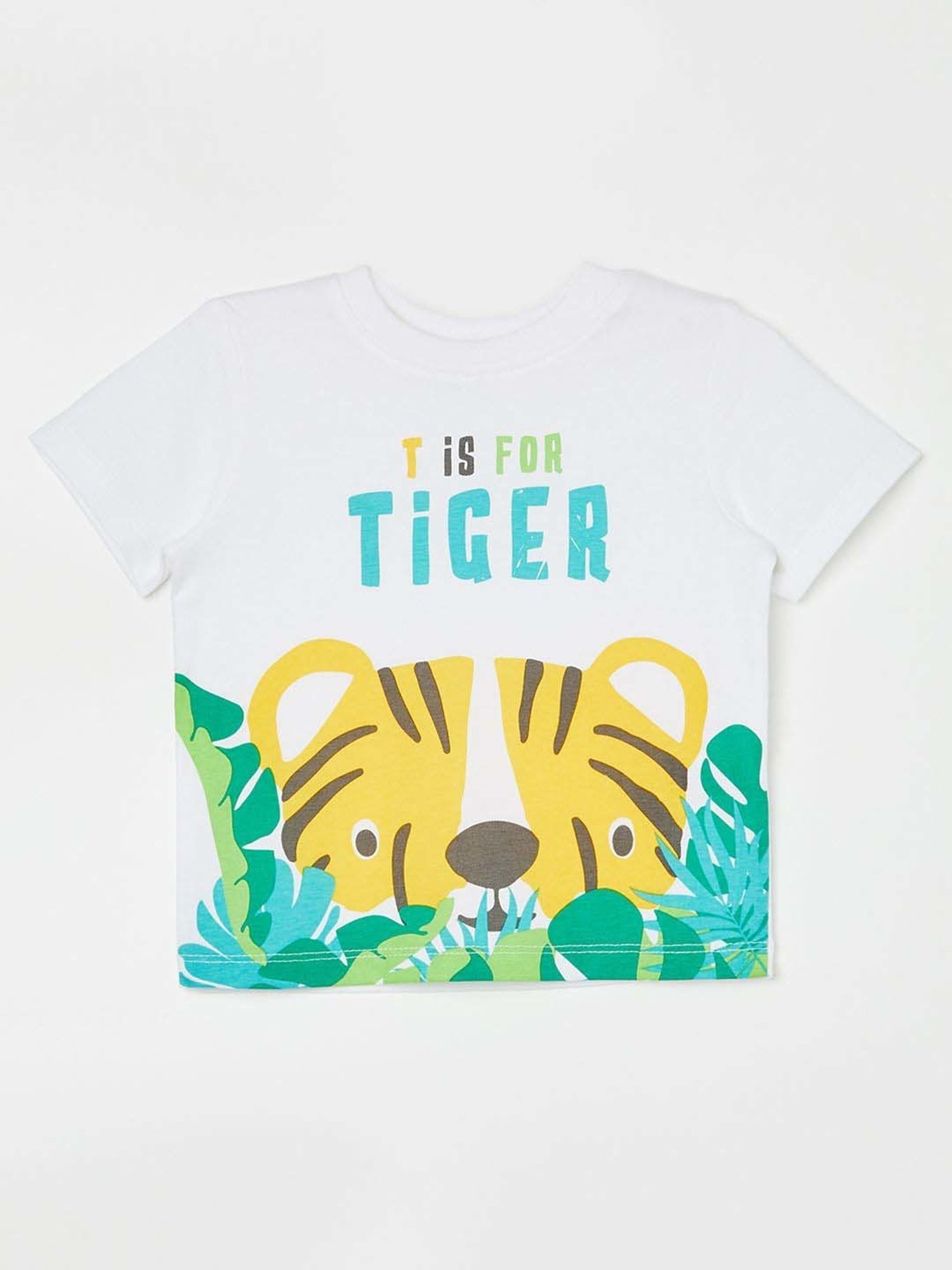 Ed-a-Mamma Baby Green Printed T-Shirt